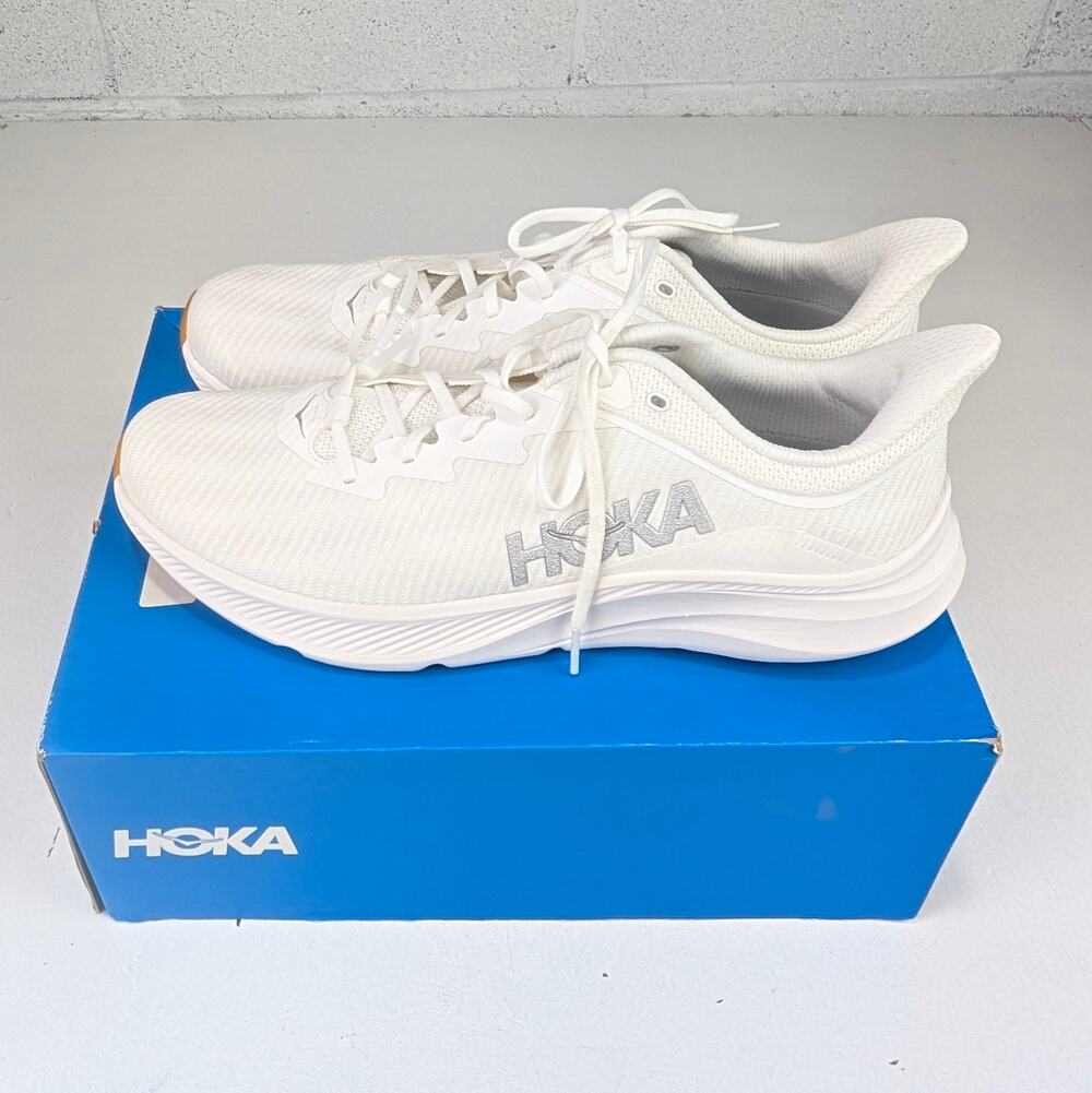 Hoka Men's 14D Solimar White Sneakers